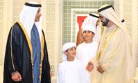 His Highness Sheikh Mohammed bin Rashid Al Maktoum-News-Mohammed bin Rashid, Saud bin Saqr, Crown Princes attend Al Maktoum wedding