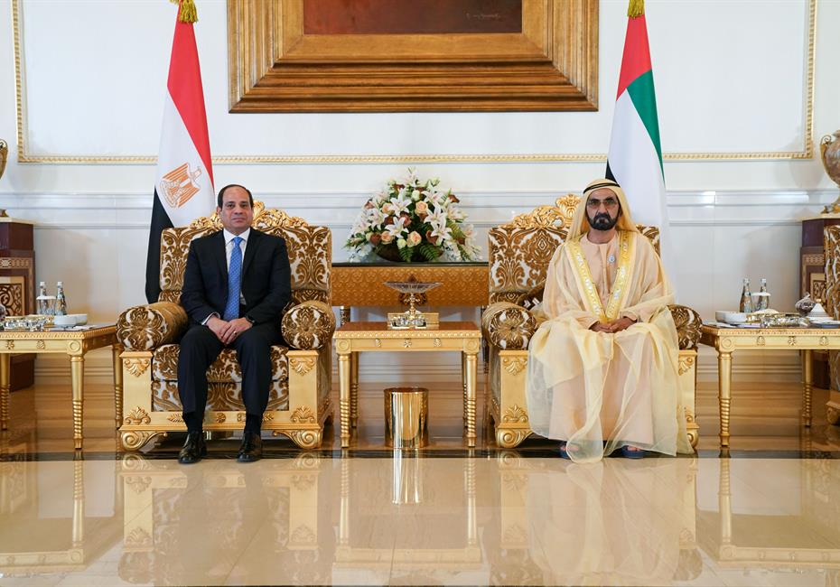 His Highness Sheikh Mohammed bin Rashid Al Maktoum-News-VP, Abu Dhabi Crown Prince discuss bilateral ties, regional issues with Egyptian President