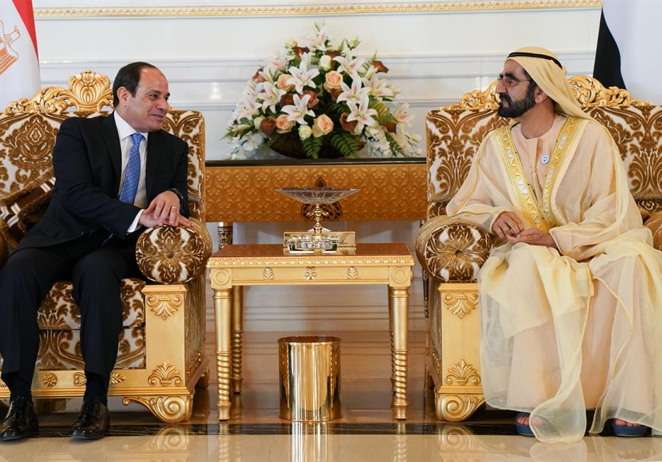 His Highness Sheikh Mohammed bin Rashid Al Maktoum-News-VP, Abu Dhabi Crown Prince discuss bilateral ties, regional issues with Egyptian President