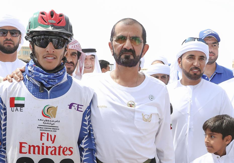 His Highness Sheikh Mohammed bin Rashid Al Maktoum-News-Mohammed bin Rashid attends Dubai Crown Prince Endurance Ride