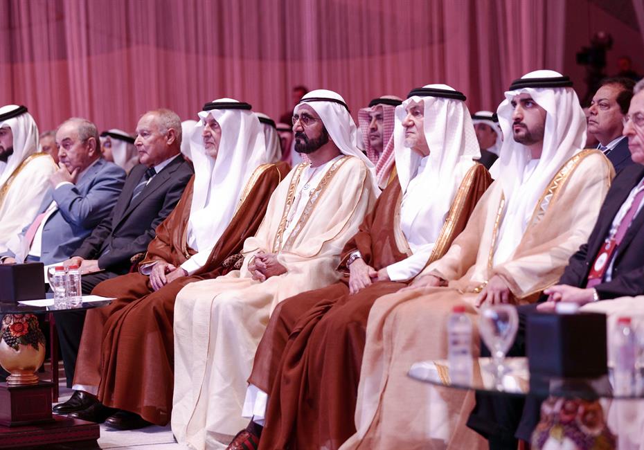  صاحب السمو الشيخ محمد بن راشد آل مكتوم-أخبار-حاكم دبي يحضر انطلاق مؤتمر فكر... ويؤكد: الاستقرار حركة دائمة لصنع الحياة