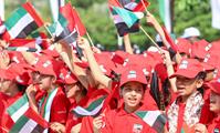 His Highness Sheikh Mohammed bin Rashid Al Maktoum-News-Mohammed bin Rashid hoists UAE Flag at Union House