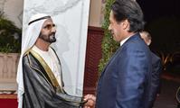  صاحب السمو الشيخ محمد بن راشد آل مكتوم-أخبار-محمد بن راشد يستقبل رئيس وزراء باكستان