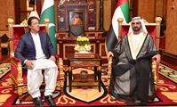  صاحب السمو الشيخ محمد بن راشد آل مكتوم-أخبار-محمد بن راشد يستقبل رئيس وزراء باكستان