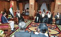  صاحب السمو الشيخ محمد بن راشد آل مكتوم-أخبار-محمد بن راشد يستقبل رئيس وزراء باكستان