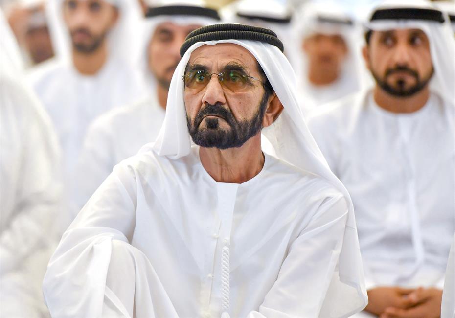  صاحب السمو الشيخ محمد بن راشد آل مكتوم-أخبار-محمد بن راشد يؤدي صلاة عيد الأضحى في مسجد زعبيل
