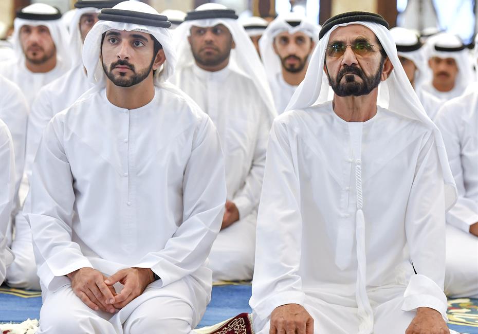  صاحب السمو الشيخ محمد بن راشد آل مكتوم-أخبار-محمد بن راشد يؤدي صلاة عيد الأضحى في مسجد زعبيل
