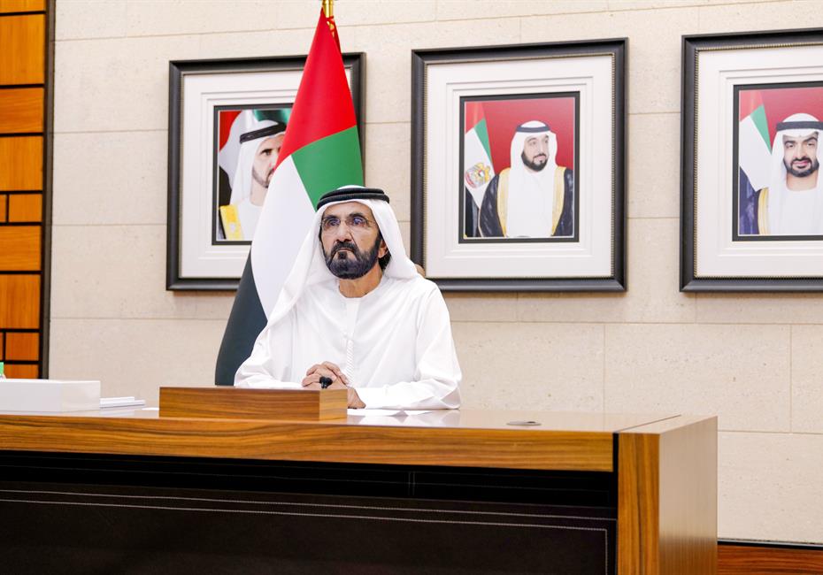 His Highness Sheikh Mohammed bin Rashid Al Maktoum-News-Mohammed bin Rashid chairs remotes cabinet meeting, approves draft law for national safety