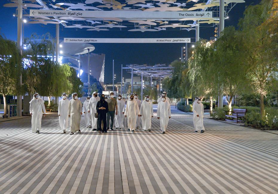 His Highness Sheikh Mohammed bin Rashid Al Maktoum-News-Mohammed bin Rashid reviews final preparations for Expo 2020 Dubai with one month to go before the grand opening