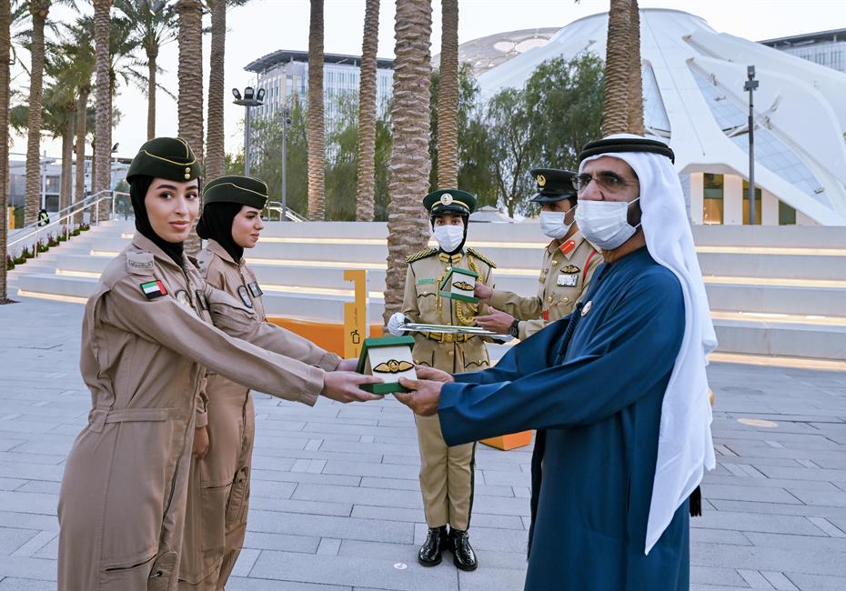  صاحب السمو الشيخ محمد بن راشد آل مكتوم-أخبار-محمد بن راشد يشهد حفل تخريج الخمسين في إكسبو 2020 دبي