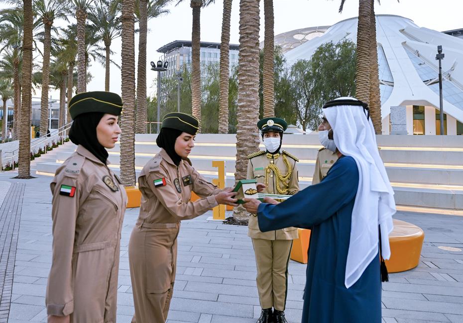  صاحب السمو الشيخ محمد بن راشد آل مكتوم-أخبار-محمد بن راشد يشهد حفل تخريج الخمسين في إكسبو 2020 دبي