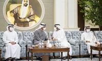 His Highness Sheikh Mohammed bin Rashid Al Maktoum-News-Mohamed bin Zayed accepts condolences of Mohammed bin Rashid, Rulers on death of Sheikh Khalifa bin Zayed Al Nahyan