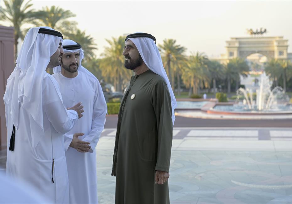  صاحب السمو الشيخ محمد بن راشد آل مكتوم-أخبار-محمد بن راشد يلتقي رؤساء وأعضاء لجان نوابغ العرب