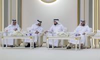  صاحب السمو الشيخ محمد بن راشد آل مكتوم-أخبار-محمد بن راشد يتلقى تهاني منصور بن زايد وخالد بن محمد بمناسبة أفراح آل مكتوم