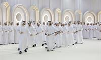  صاحب السمو الشيخ محمد بن راشد آل مكتوم-أخبار-محمد بن راشد يتلقى تهاني منصور بن زايد وخالد بن محمد بمناسبة أفراح آل مكتوم