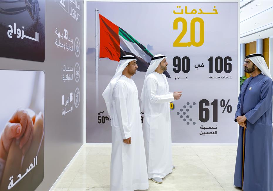 His Highness Sheikh Mohammed bin Rashid Al Maktoum-News-Mohammed bin Rashid: The UAE aims to lead the world in government service excellence