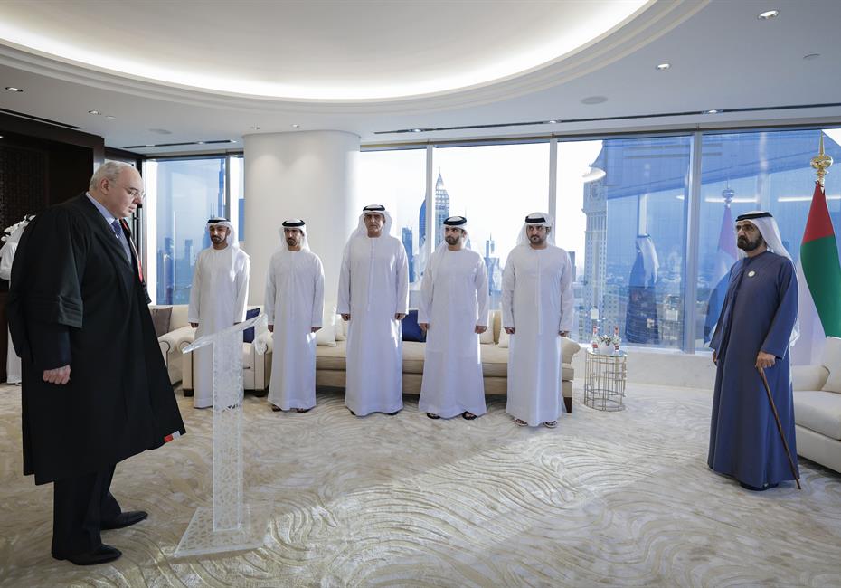 His Highness Sheikh Mohammed bin Rashid Al Maktoum-News-Mohammed bin Rashid presides over swearing-in ceremony of new judges of Dubai Courts