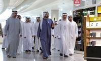  صاحب السمو الشيخ محمد بن راشد آل مكتوم-أخبار-محمد بن راشد يزور مطار زايد الدولي في أبوظبي