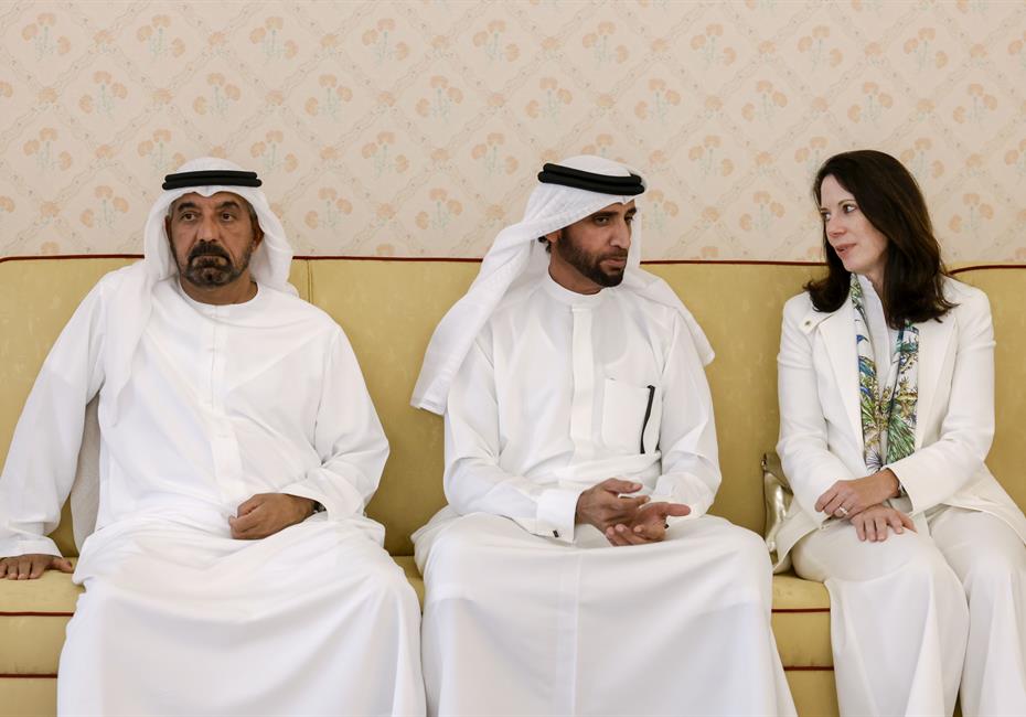 His Highness Sheikh Mohammed bin Rashid Al Maktoum-News-Mohammed bin Rashid meets with local dignitaries, businessmen, investors and senior officials at Union House in Dubai