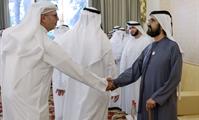 His Highness Sheikh Mohammed bin Rashid Al Maktoum-News-Mohammed bin Rashid meets with local dignitaries, businessmen, investors and senior officials at Union House in Dubai