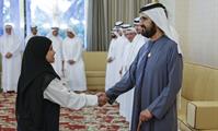 His Highness Sheikh Mohammed bin Rashid Al Maktoum-News-Mohammed bin Rashid meets with winners of Arab Reading Challenge UAE