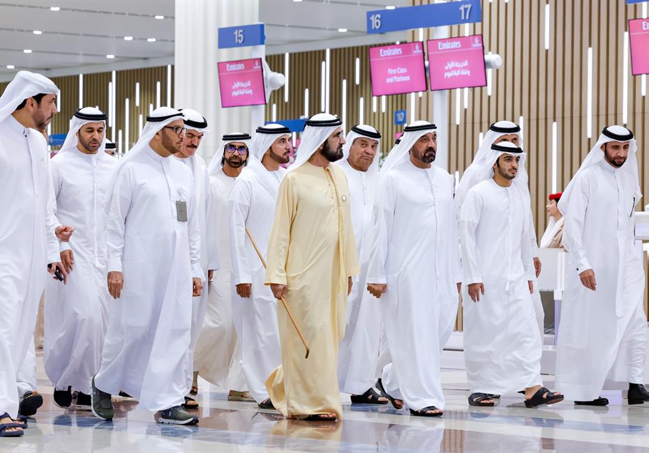 His Highness Sheikh Mohammed bin Rashid Al Maktoum-News-Mohammed bin Rashid reviews upgrades and amenities at Dubai International Airport’s Terminal 3