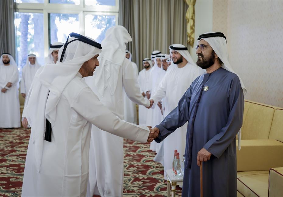 His Highness Sheikh Mohammed bin Rashid Al Maktoum-News-Mohammed bin Rashid meets with MBRSC team, reviews preparations for MBZ-SAT launch