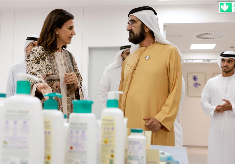 His Highness Sheikh Mohammed bin Rashid Al Maktoum-News-Mohammed bin Rashid visits global research centre of Himalaya Wellness