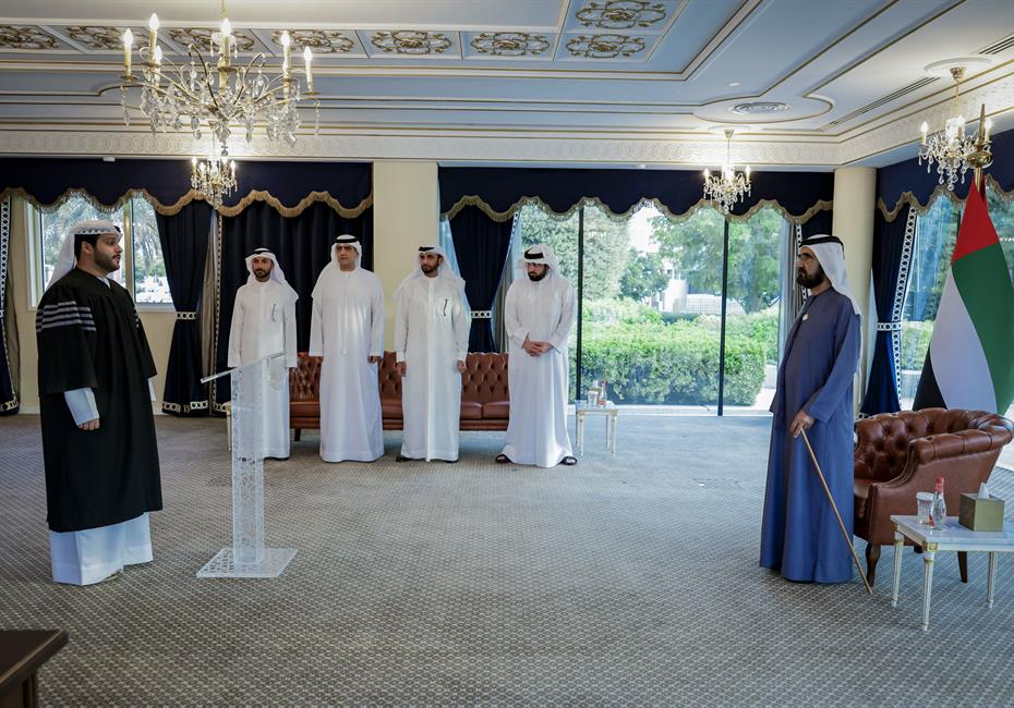 His Highness Sheikh Mohammed bin Rashid Al Maktoum-News-Mohammed bin Rashid presides over the swearing-in ceremony of 20 newly appointed members of Dubai Public Prosecution