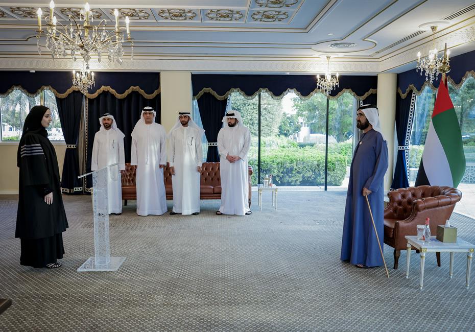 His Highness Sheikh Mohammed bin Rashid Al Maktoum-News-Mohammed bin Rashid presides over the swearing-in ceremony of 20 newly appointed members of Dubai Public Prosecution