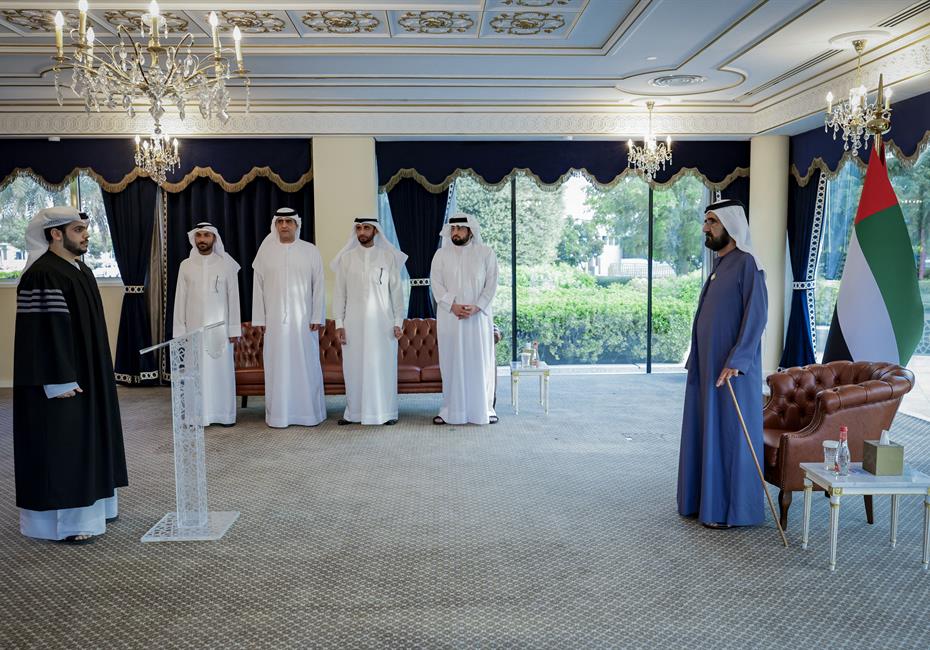 His Highness Sheikh Mohammed bin Rashid Al Maktoum-News-Mohammed bin Rashid presides over the swearing-in ceremony of 20 newly appointed members of Dubai Public Prosecution