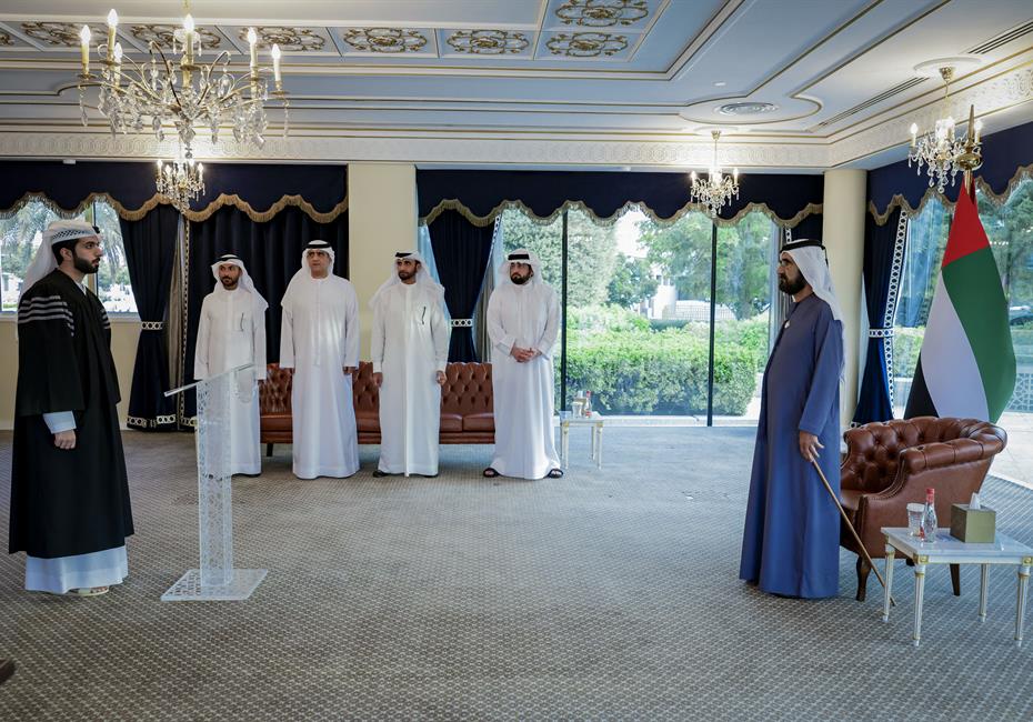 His Highness Sheikh Mohammed bin Rashid Al Maktoum-News-Mohammed bin Rashid presides over the swearing-in ceremony of 20 newly appointed members of Dubai Public Prosecution