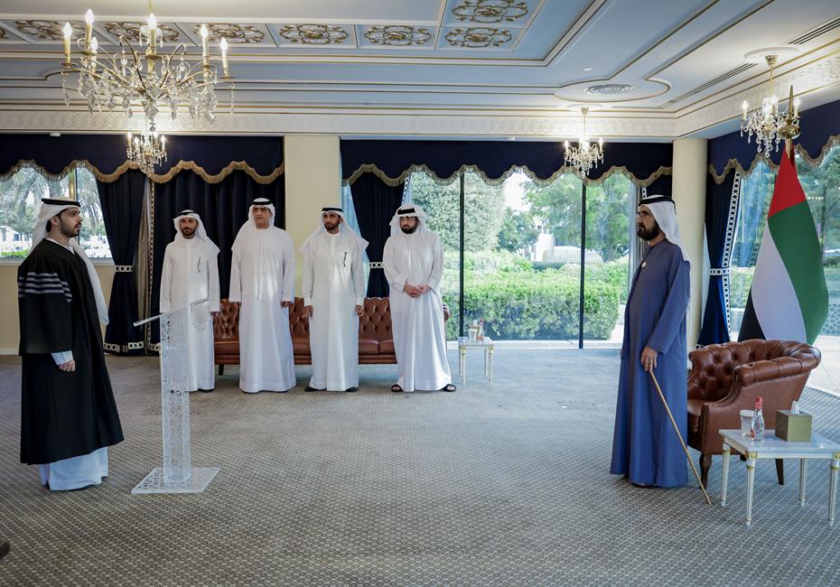 His Highness Sheikh Mohammed bin Rashid Al Maktoum-News-Mohammed bin Rashid presides over the swearing-in ceremony of 20 newly appointed members of Dubai Public Prosecution