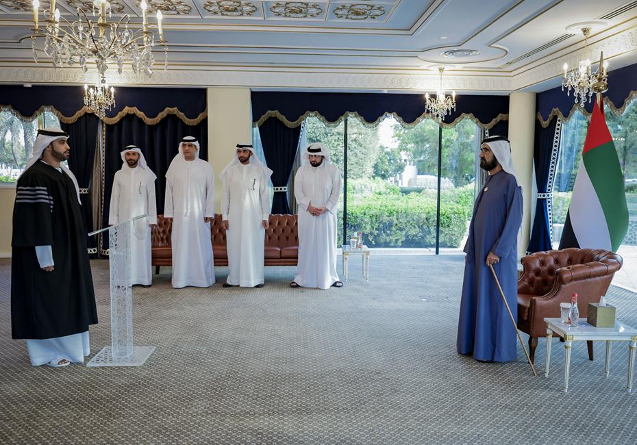 His Highness Sheikh Mohammed bin Rashid Al Maktoum-News-Mohammed bin Rashid presides over the swearing-in ceremony of 20 newly appointed members of Dubai Public Prosecution