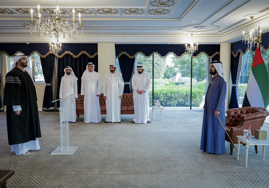 His Highness Sheikh Mohammed bin Rashid Al Maktoum-News-Mohammed bin Rashid presides over the swearing-in ceremony of 20 newly appointed members of Dubai Public Prosecution