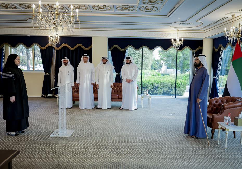 His Highness Sheikh Mohammed bin Rashid Al Maktoum-News-Mohammed bin Rashid presides over the swearing-in ceremony of 20 newly appointed members of Dubai Public Prosecution