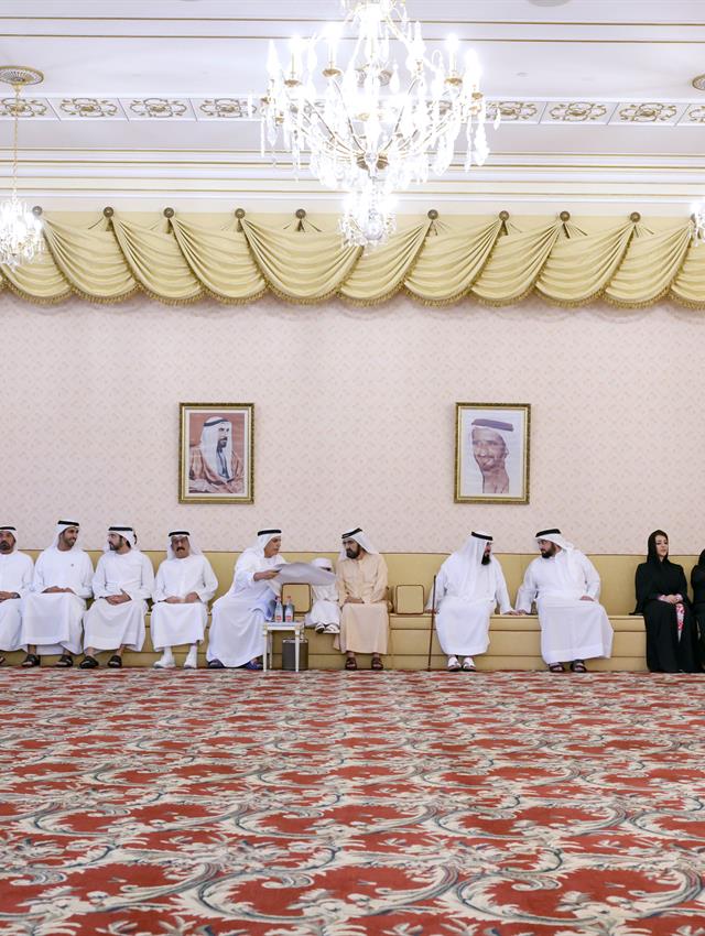 His Highness Sheikh Mohammed bin Rashid Al Maktoum -  - Mohammed bin Rashid meets with local dignitaries, business leaders and heads of Dubai Government entities at his weekly Majlis