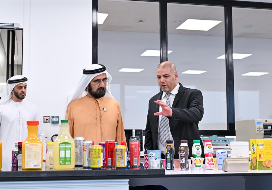 His Highness Sheikh Mohammed bin Rashid Al Maktoum-News-Mohammed bin Rashid visits regional hub of Firmenich in Dubai Science Park