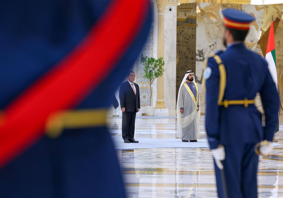 His Highness Sheikh Mohammed bin Rashid Al Maktoum-News-Mohammed bin Rashid receives China’s Premier of the State Council at Qasr Al Watan