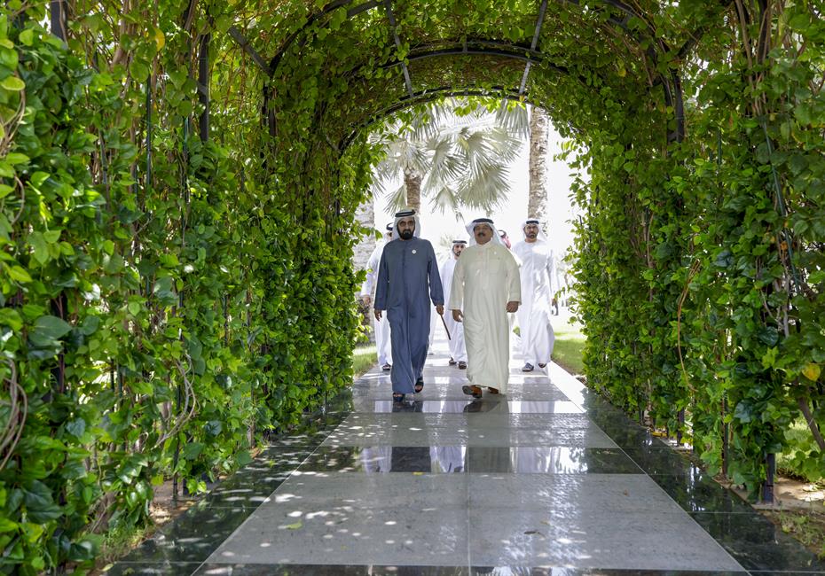 His Highness Sheikh Mohammed bin Rashid Al Maktoum-News-Mohammed bin Rashid meets with the King of Bahrain at his residence in Abu Dhabi