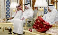 His Highness Sheikh Mohammed bin Rashid Al Maktoum-News-Mohammed bin Rashid meets with the King of Bahrain at his residence in Abu Dhabi