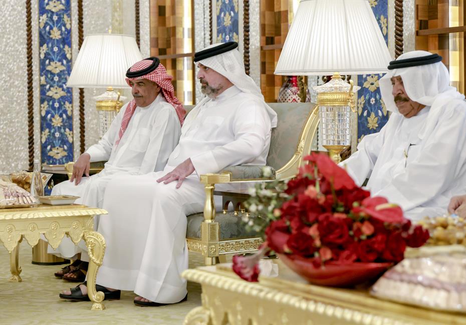 His Highness Sheikh Mohammed bin Rashid Al Maktoum-News-Mohammed bin Rashid meets with the King of Bahrain at his residence in Abu Dhabi