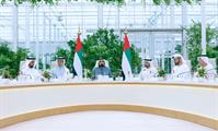 His Highness Sheikh Mohammed bin Rashid Al Maktoum-News-Mohammed bin Rashid chairs UAE Cabinet meeting in Al Marmoom, launches Plant the Emirates programme