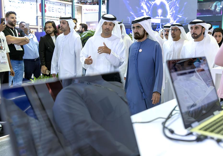 His Highness Sheikh Mohammed bin Rashid Al Maktoum-News-Mohammed bin Rashid tours GITEX GLOBAL 2024