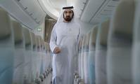 His Highness Sheikh Mohammed bin Rashid Al Maktoum-News-Mohammed bin Rashid reviews Emirates’ new A350 at Dubai International Airport