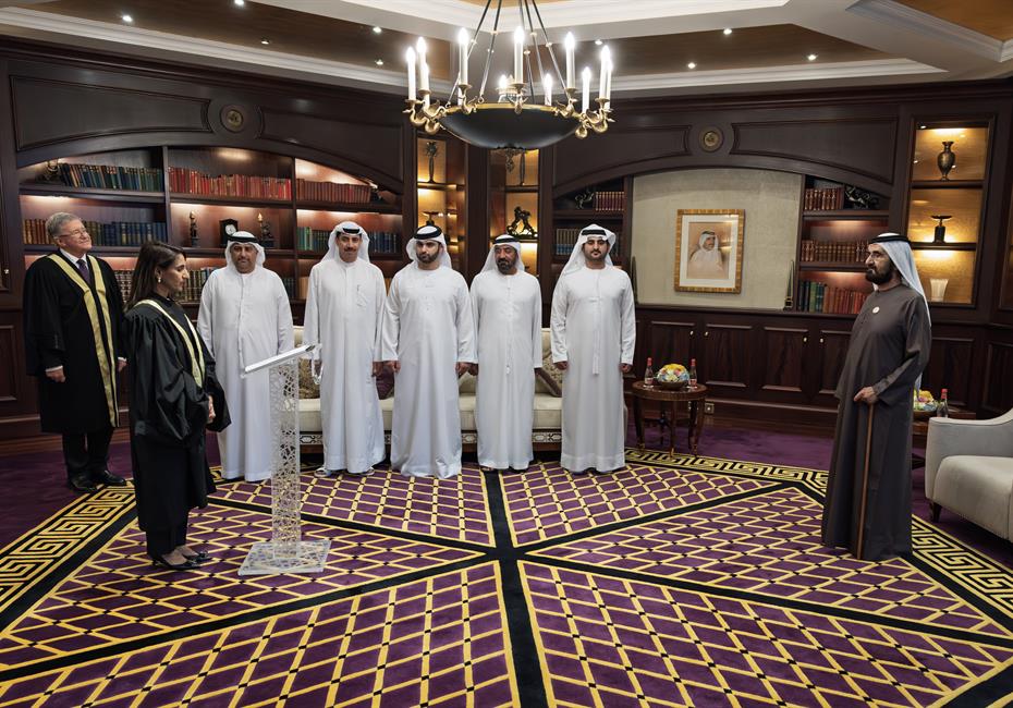 His Highness Sheikh Mohammed bin Rashid Al Maktoum-News-Mohammed bin Rashid presides over the swearing-in ceremony of new DIFC Courts judges