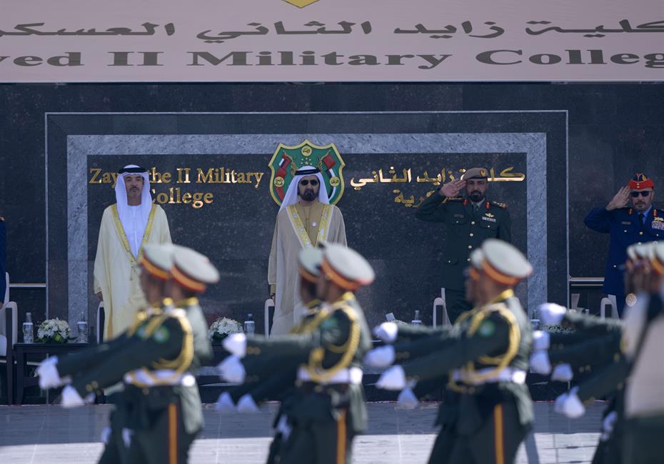 His Highness Sheikh Mohammed bin Rashid Al Maktoum-News-Mohammed bin Rashid attends graduation ceremony at the Zayed II Military College in Al Ain