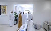  صاحب السمو الشيخ محمد بن راشد آل مكتوم-أخبار-محمد بن راشد يتفقد مشروع راشد بن محمد السكني ويثني على مواصفات المجمع السكني الجديد