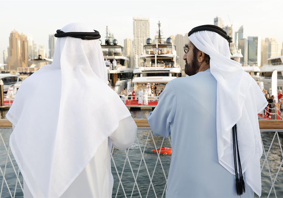 His Highness Sheikh Mohammed bin Rashid Al Maktoum-News-Mohammed bin Rashid tours the 31st edition of Dubai International Boat Show