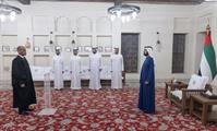 His Highness Sheikh Mohammed bin Rashid Al Maktoum-News-Mohammed bin Rashid presides over swearing-in ceremony of eight new judges at Dubai Courts